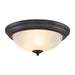 ELK Home - Three Light Flush Mount - Basics - Black- Union Lighting Luminaires Decor