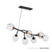 Hubbardton Forge - Seven Light Pendant - Vine - Black- Union Lighting Luminaires Decor
