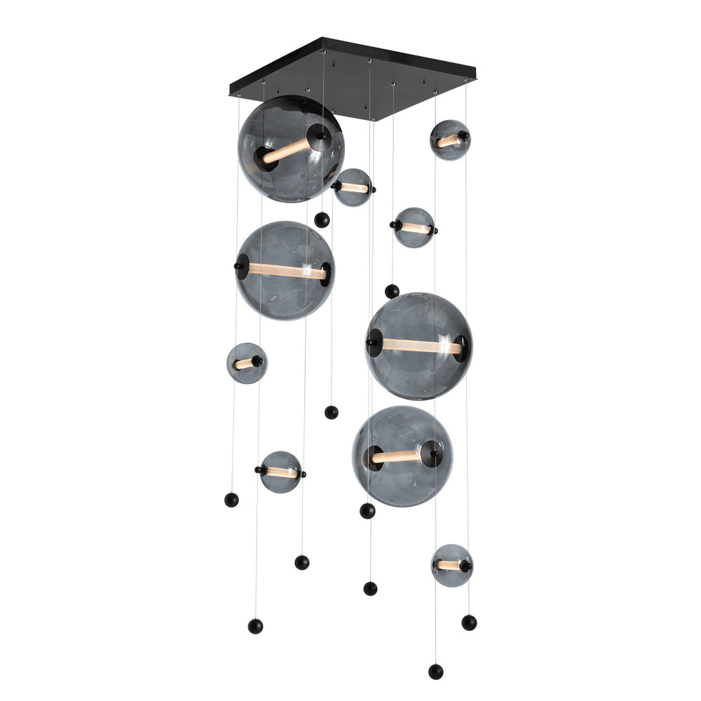 Hubbardton Forge - LED Pendant - Abacus - Black- Union Lighting Luminaires Decor