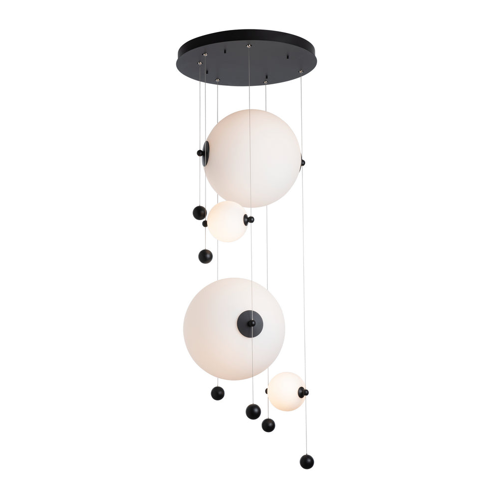 Hubbardton Forge - LED Pendant - Abacus - Black- Union Lighting Luminaires Decor