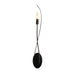 Hubbardton Forge - One Light Wall Sconce - Willow - Black- Union Lighting Luminaires Decor