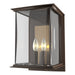 Hubbardton Forge - Two Light Outdoor Wall Sconce - Kingston - Coastal Bronze- Union Lighting Luminaires Decor