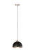 Z-Lite Canada - One Light Pendant - Landry - Matte Black / Brushed Nickel- Union Lighting Luminaires Decor