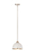 Z-Lite Canada - One Light Pendant - Landry - Matte White + Brushed Nickel- Union Lighting Luminaires Decor