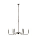 Z-Lite Canada - Six Light Chandelier - Arrington - Matte Black- Union Lighting Luminaires Decor