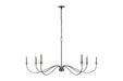 Z-Lite Canada - Six Light Chandelier - Arrington - Plated Bronze- Union Lighting Luminaires Decor
