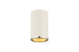 Z-Lite Canada - One Light Flush Mount - Arlo - Matte White + Chrome- Union Lighting Luminaires Decor