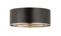 Z-Lite Canada - Four Light Flush Mount - Arlo - Matte Black + Chrome- Union Lighting Luminaires Decor
