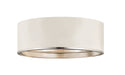 Z-Lite Canada - Four Light Flush Mount - Arlo - Matte White + Chrome- Union Lighting Luminaires Decor