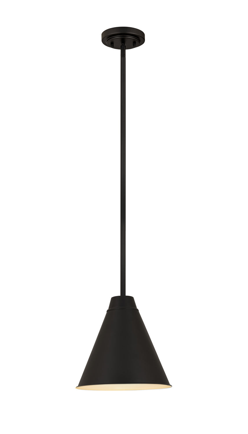 Z-Lite Canada - One Light Pendant - Eaton - Matte Black- Union Lighting Luminaires Decor
