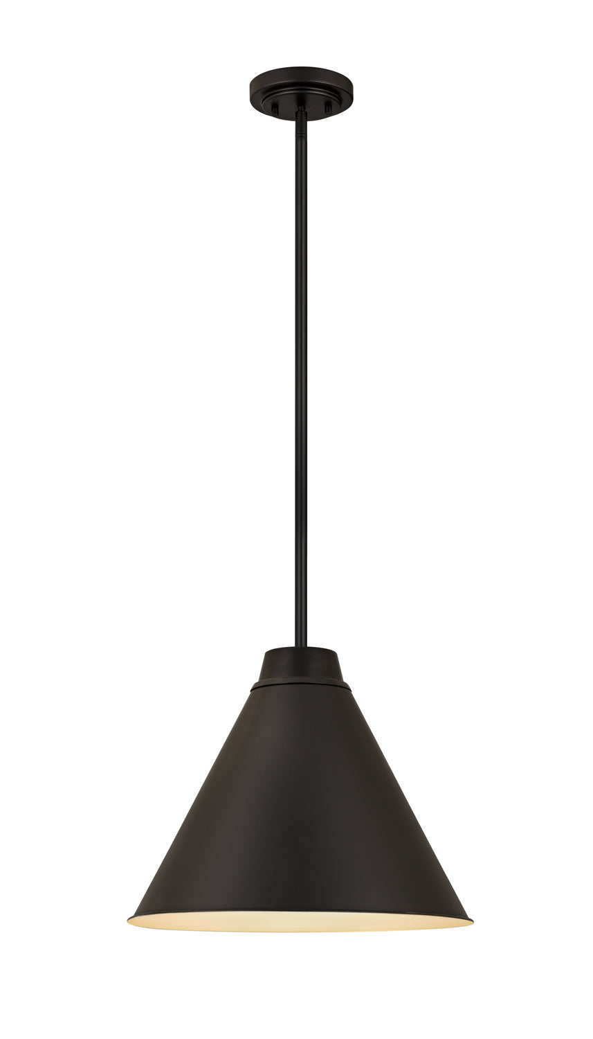 Z-Lite Canada - One Light Pendant - Eaton - Matte Black- Union Lighting Luminaires Decor