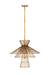 Z-Lite Canada - Six Light Chandelier - Alito - Rubbed Brass- Union Lighting Luminaires Decor