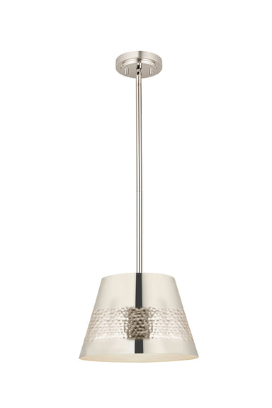 Z-Lite Canada - One Light Pendant - Maddox - Polished Nickel- Union Lighting Luminaires Decor