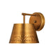 Z-Lite Canada - One Light Wall Sconce - Maddox - Rubbed Brass- Union Lighting Luminaires Decor
