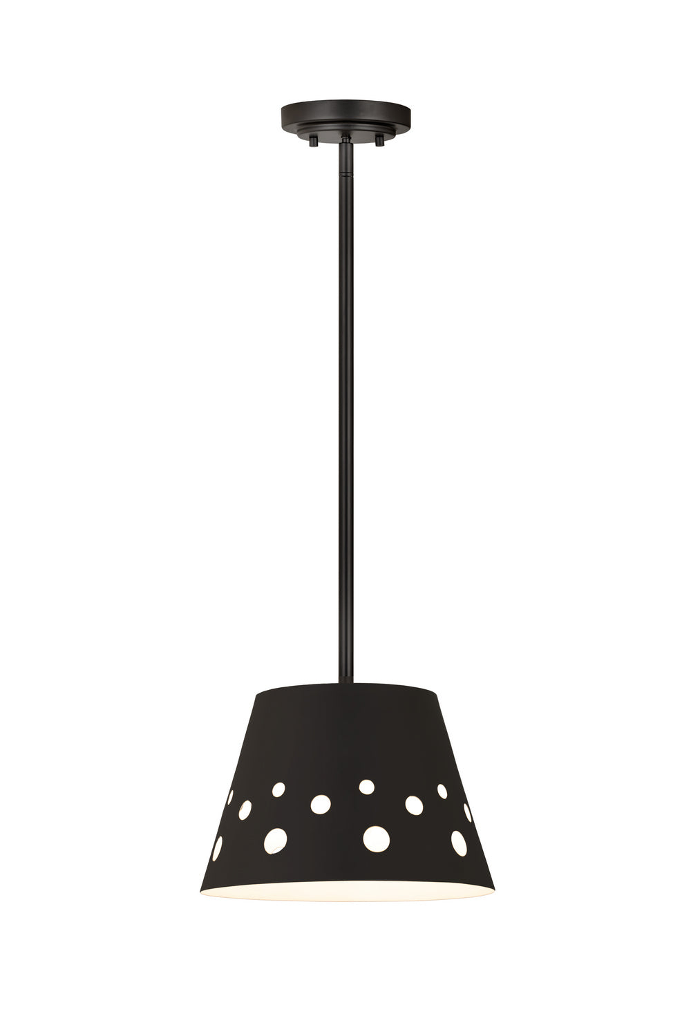 Z-Lite Canada - One Light Pendant - Katie - Matte Black- Union Lighting Luminaires Decor