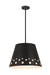 Z-Lite Canada - One Light Chandelier - Katie - Matte Black- Union Lighting Luminaires Decor