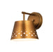 Z-Lite Canada - One Light Wall Sconce - Katie - Rubbed Brass- Union Lighting Luminaires Decor