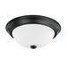 Capital Lighting - Two Light Flush Mount - Bates - Matte Black- Union Lighting Luminaires Decor