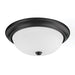 Capital Lighting - Three Light Flush Mount - Bates - Matte Bl,ack- Union Lighting Luminaires Decor
