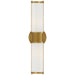 Ralph Lauren Canada - Two Light Wall Sconce - Lichfield - Natural Brass- Union Lighting Luminaires Decor