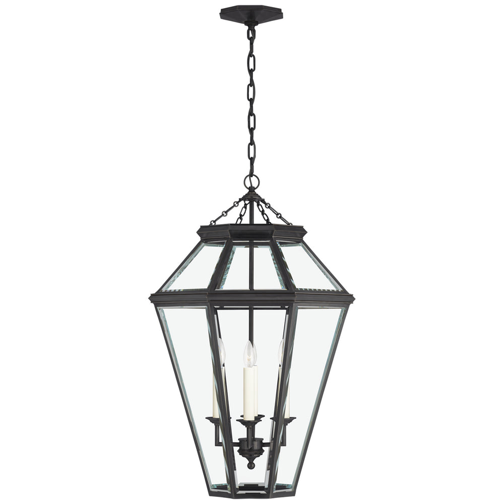 Ralph Lauren Canada - Four Light Lantern - Edmund - Bronze- Union Lighting Luminaires Decor