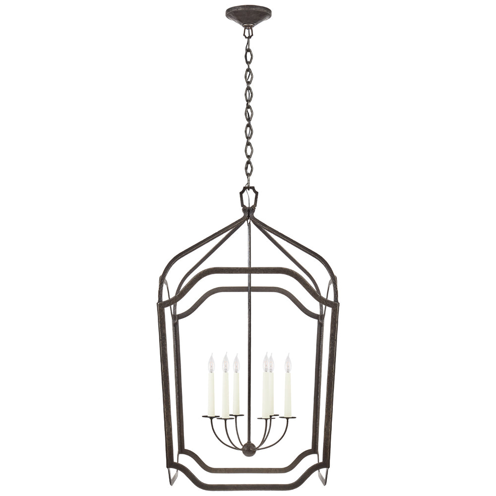 Ralph Lauren Canada - Six Light Lantern - Ancaster - Aged Iron- Union Lighting Luminaires Decor