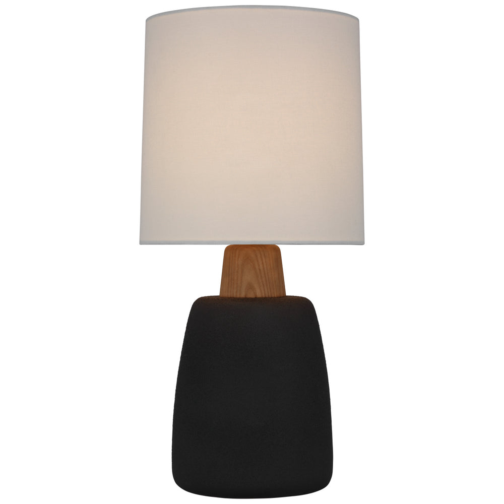 Visual Comfort Signature Canada - LED Table Lamp - Aida - Porous Black and Natural Oak- Union Lighting Luminaires Decor