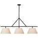 Visual Comfort Signature Canada - LED Linear Pendant - Collette - Aged Iron- Union Lighting Luminaires Decor
