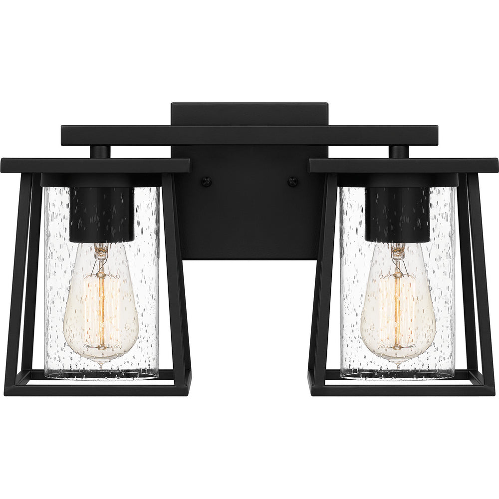 Quoizel - Two Light Bath - Lodge - Matte Black- Union Lighting Luminaires Decor