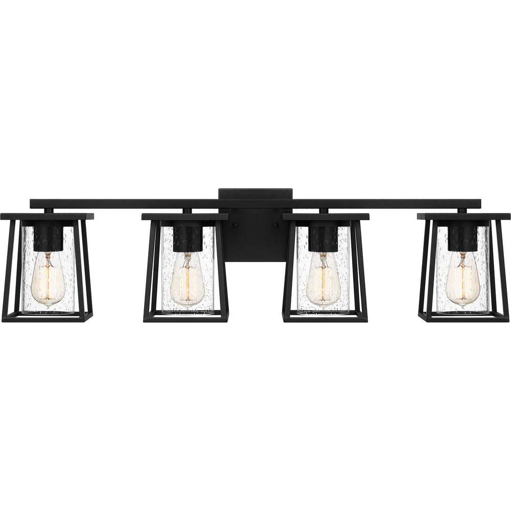 Quoizel - Four Light Bath - Lodge - Matte Black- Union Lighting Luminaires Decor