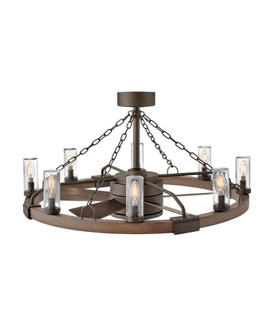 Hinkley Canada - 36" with 28" LED Smart Fandelier - Sawyer - Metallic Matte Bronze- Union Lighting Luminaires Decor