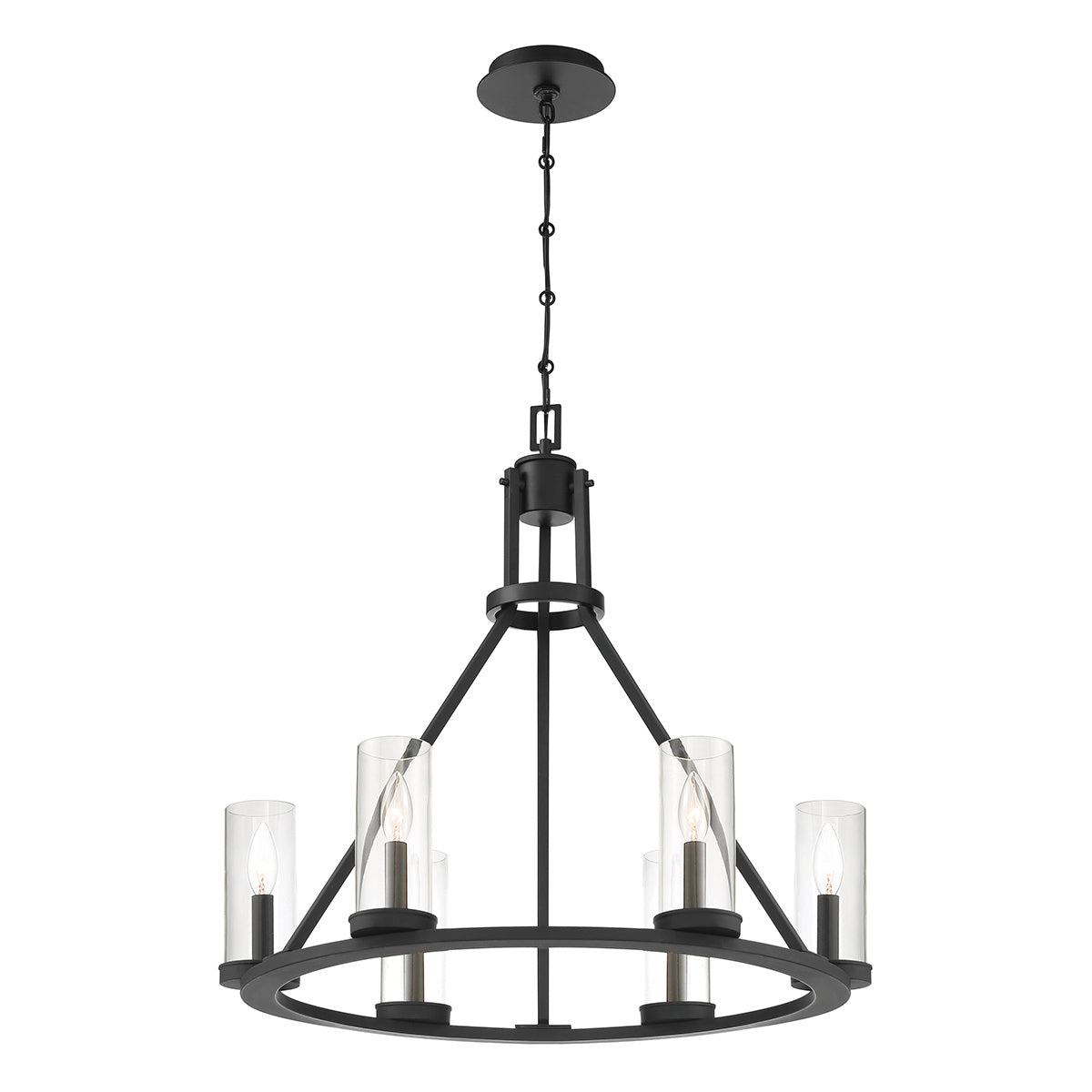 eRiNGo　0331 Eurofase Canada - Six Light Chandelier - Nerito — Union Lighting