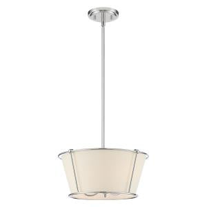 Eurofase Canada - Three Light Semi-Flush Mount - Pulito - Polished Nickel- Union Lighting Luminaires Decor