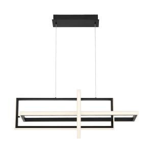 Eurofase Canada - LED Chandelier - Bordo - Matte Black- Union Lighting Luminaires Decor