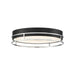 Eurofase Canada - GRAFICE-FM-18IN-SBM - GRAFICE - Silver-Black- Union Lighting Luminaires Decor