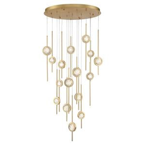 Eurofase Canada - LED Chandelier - Barletta - Gold- Union Lighting Luminaires Decor