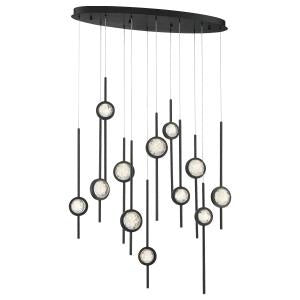 Eurofase Canada - LED Chandelier - Barletta - Black- Union Lighting Luminaires Decor