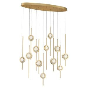 Eurofase Canada - LED Chandelier - Barletta - Gold- Union Lighting Luminaires Decor