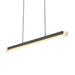 Dals - Linear Pendant - Black- Union Lighting Luminaires Decor