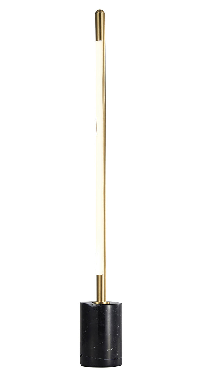 Bethel International Canada - LED Table Lamp - Brass & Black- Union Lighting Luminaires Decor