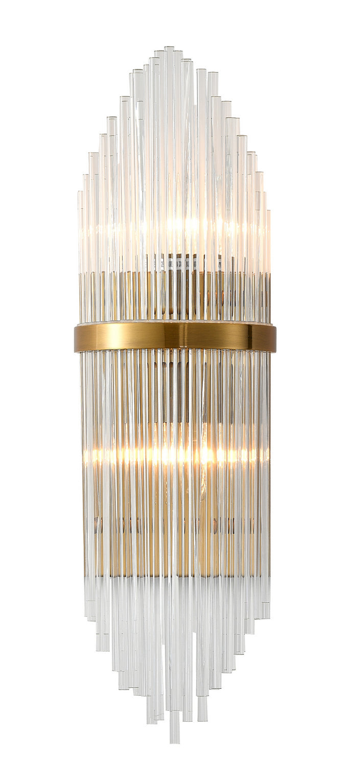 Bethel International Canada - Three Light Wall Sconce - Antique Brass- Union Lighting Luminaires Decor