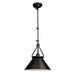 Artcraft Canada - One Light Sconce/Pendant - Brydon - Black- Union Lighting Luminaires Decor