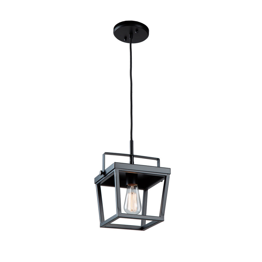 Artcraft Canada - One Light Pendant - Carriage - Black- Union Lighting Luminaires Decor