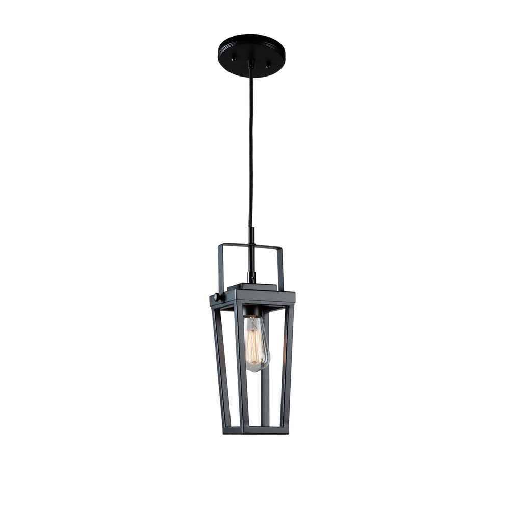 Artcraft Canada - One Light Pendant - Carriage - Black- Union Lighting Luminaires Decor