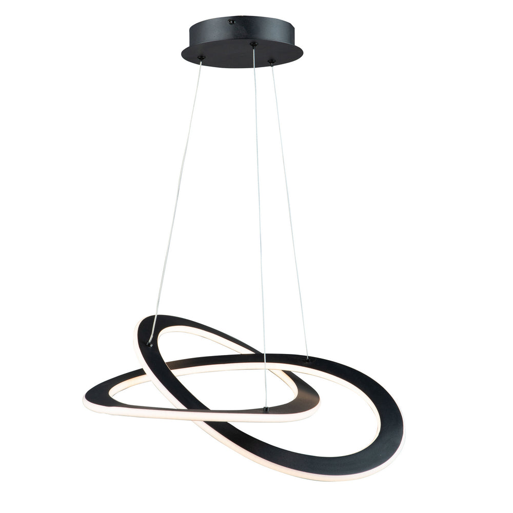 Artcraft Canada - LED Chandelier - Wave - Black- Union Lighting Luminaires Decor