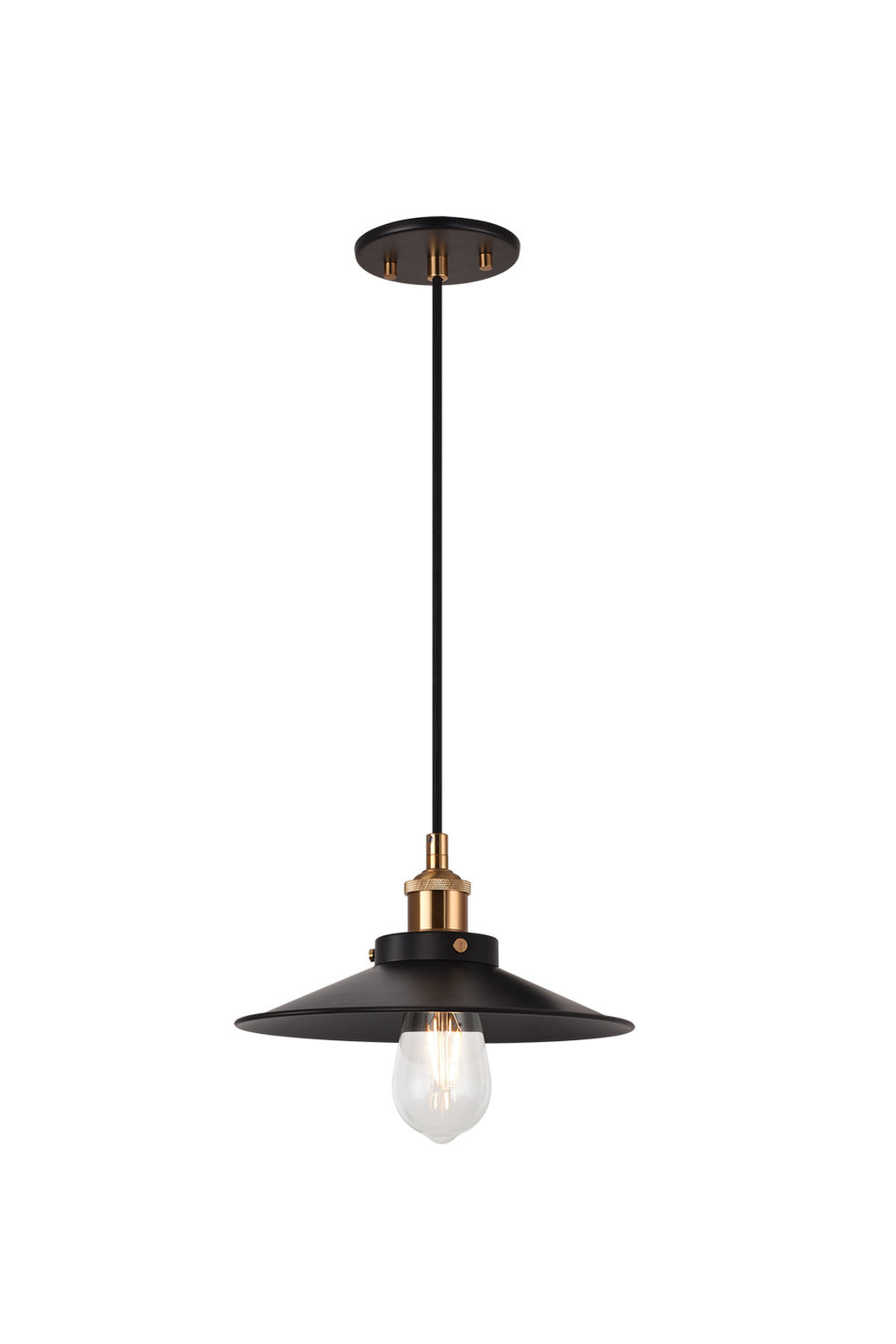 Matteo Canada - One Light Pendant - Bulstrode'S Workshop - Aged Gold Brass- Union Lighting Luminaires Decor