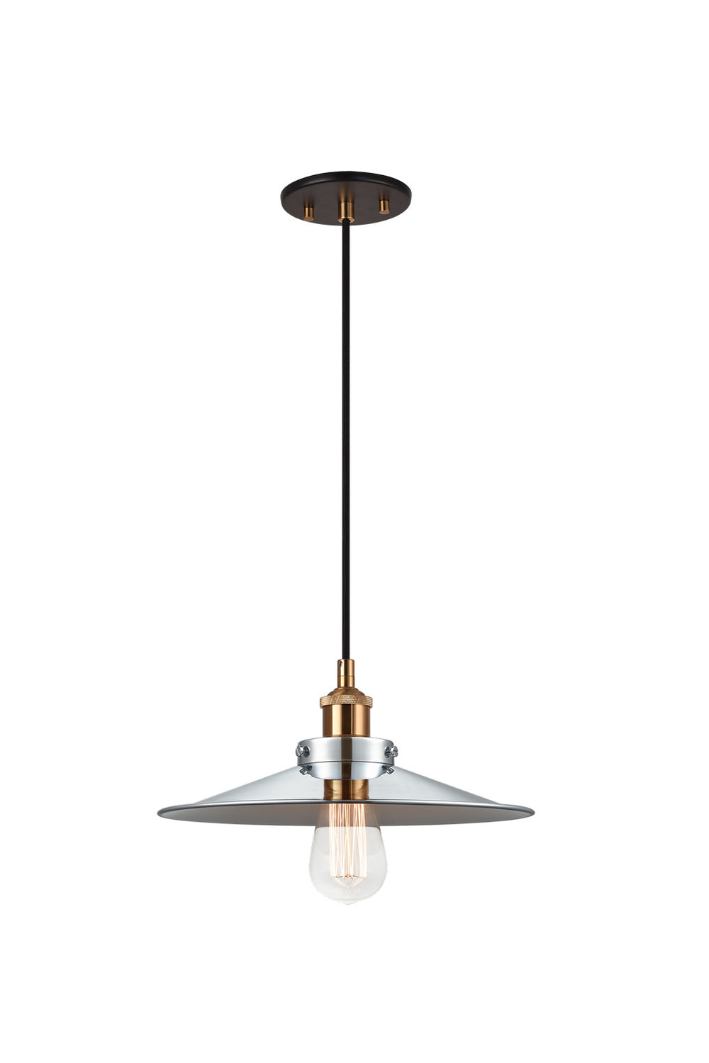 Matteo Canada - One Light Pendant - Bulstrode'S Workshop - Aged Gold Brass- Union Lighting Luminaires Decor