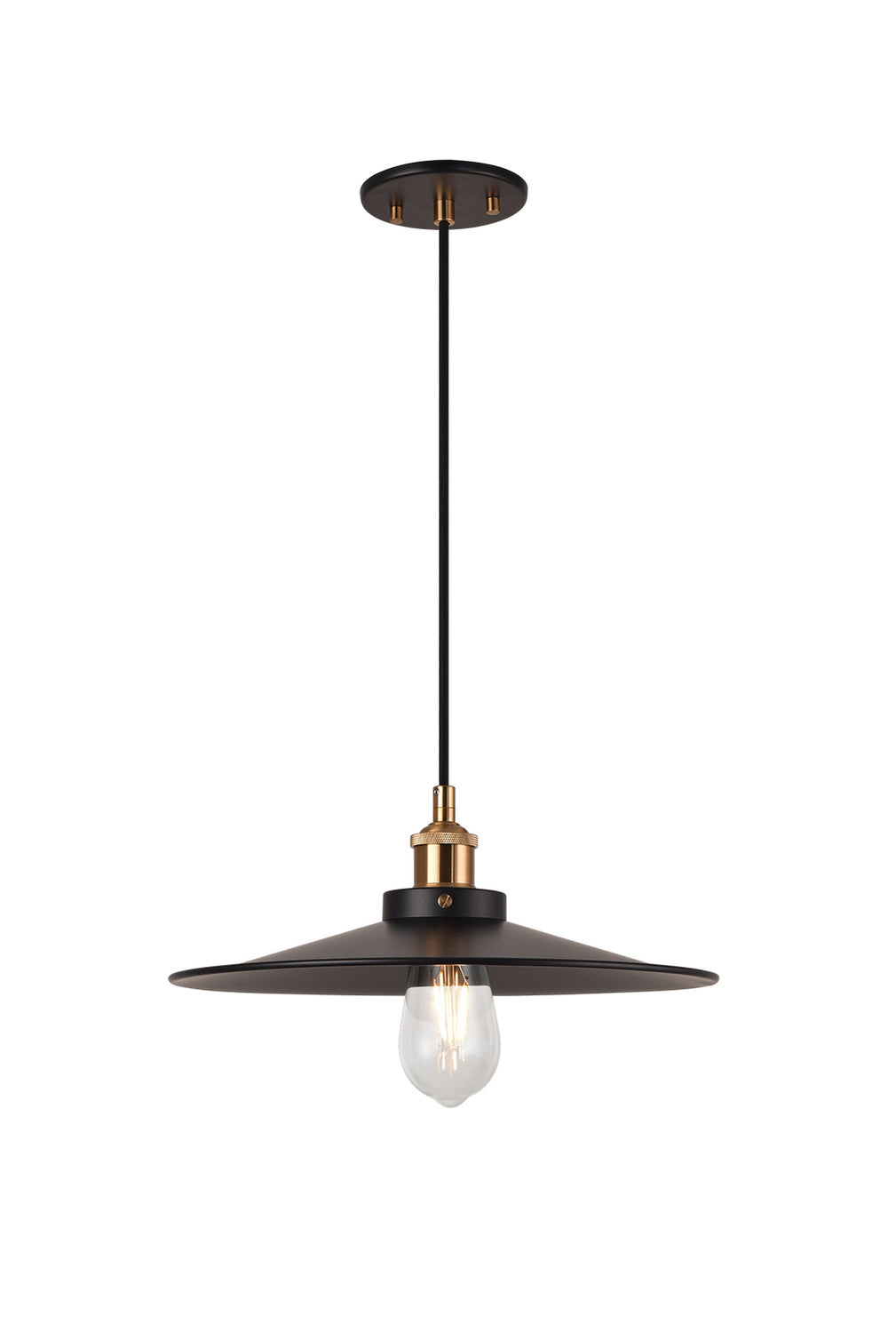 Matteo Canada - One Light Pendant - Bulstrode'S Workshop - Aged Gold Brass- Union Lighting Luminaires Decor
