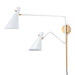 Regina Andrew Canada - Two Light Wall Sconce - Spyder - White- Union Lighting Luminaires Decor