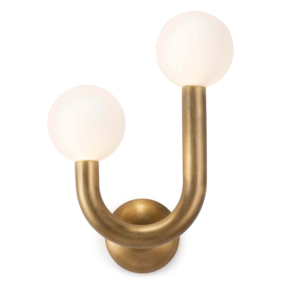 Regina Andrew Canada - LED Wall Sconce - Happy - Natural Brass- Union Lighting Luminaires Decor